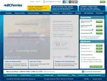 Tablet Screenshot of bcferries.com